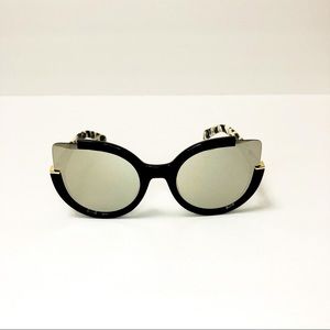 2/$30 Silver Mirrored Round Cat Eye Sunglasses